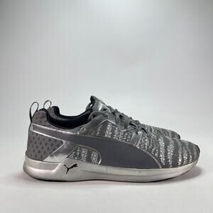 Puma Sport Lifestyle Metallic Silver Grey Running Shoes 188688 02-Men’s Size 11